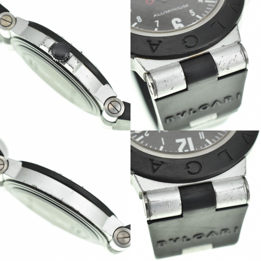 BVLGARI aluminum AL38TA Aluminum / rubber Automatic Men's