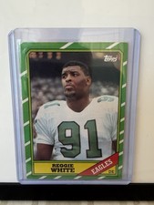 Topps 1986 Reggie White Philadelphia Eagles Base Set Football Card #381