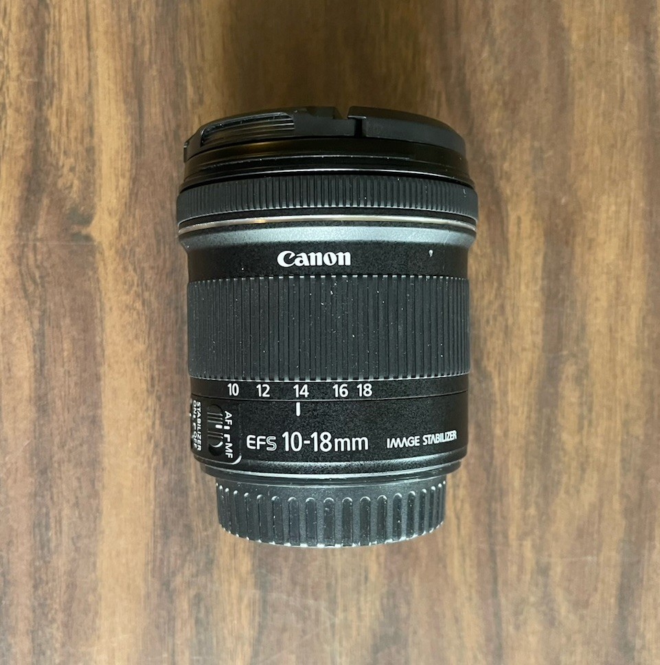 Canon EF-S 10-18mm f/4.5-5.6 IS STM Zoom Lens - Black