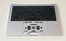MacBook Pro 14" A2779 2023 Palmrest w/ BL Keyboard Battery Silver 661-32211 OEM