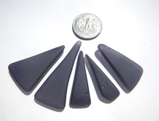 Sea Glass, Collection of Purple Triangles