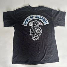 Sons of Anarchy Official Reaper Men’s Black T-Shirt. Size L Large