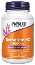 Now Berberine HCl 500 mg 90 Vcaps