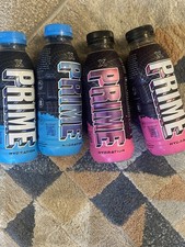 Prime Hydration Energy Drink 4 Bottles Empty VERY RARE X flavour