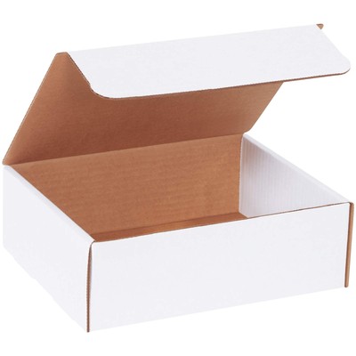 BML973 9''L x 7 1/2''W x 3''H, White (Pack of 50) Cardboard White 2E+2 Pounds