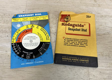Vintage Kodak Kodaguide Outdoor Flash Guides Snapshot Dial w/sleeve