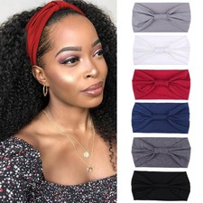 Wide Headbands For Women Non Slip Fashion Stretch Headband Boho Head Bands Wo...