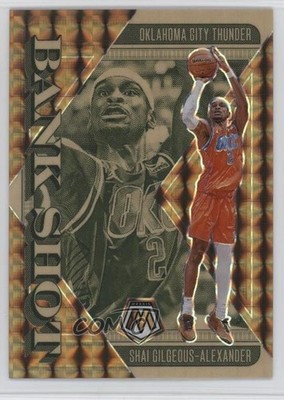2024 Panini Mosaic Bank Shot Bronze Prizm 60/75 Shai Gilgeous-Alexander #8 16wc