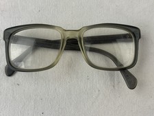 Vtg 60s mens frames Glasses Square thick Eyeglasses unmarked