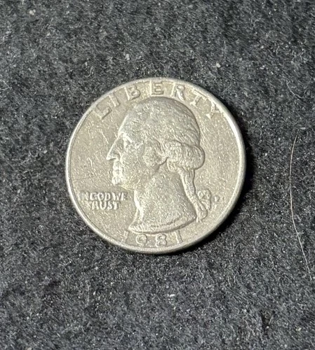1981-P Washington Quarter — photo from the most recent tracked eBay sale