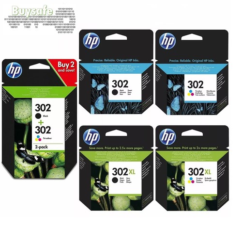 HP 302/HP 302XL Ink Cartridges Original