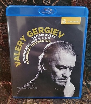 VALERY GERGIEV TCHAIRKOVSKY SYMPHONIES NOS 4 & 5 & 6 Bluray Mariinsky 