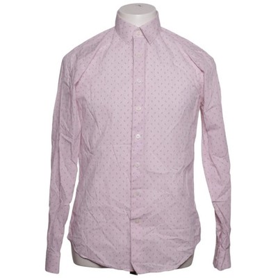 Express, Hemd, Größe: S, Pink/Weiß, Baumwolle/Elasthan/Nylon, Gepunktet #glo