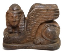 Ancient Near Eastern Winged Deity Animal Stone Figure