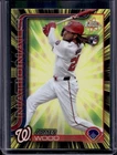 2025 Topps Chrome James Wood Radiating Rookies RC Rookie #RR-7 Nationals