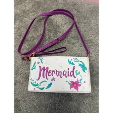 Disney Parks The Little Mermaid Ariel Purse Satchel Purse Wallet Crossbody
