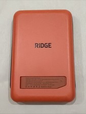 Ridge Magnetic Power Bank 10000mAh Portable Charger Basecamp Orange PREOWNED