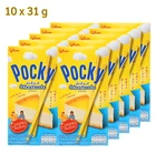 Glico Pocky Baked Cheesecake Biscuit Stick – Limited, 1.09oz, Pack of 10【US DDP】