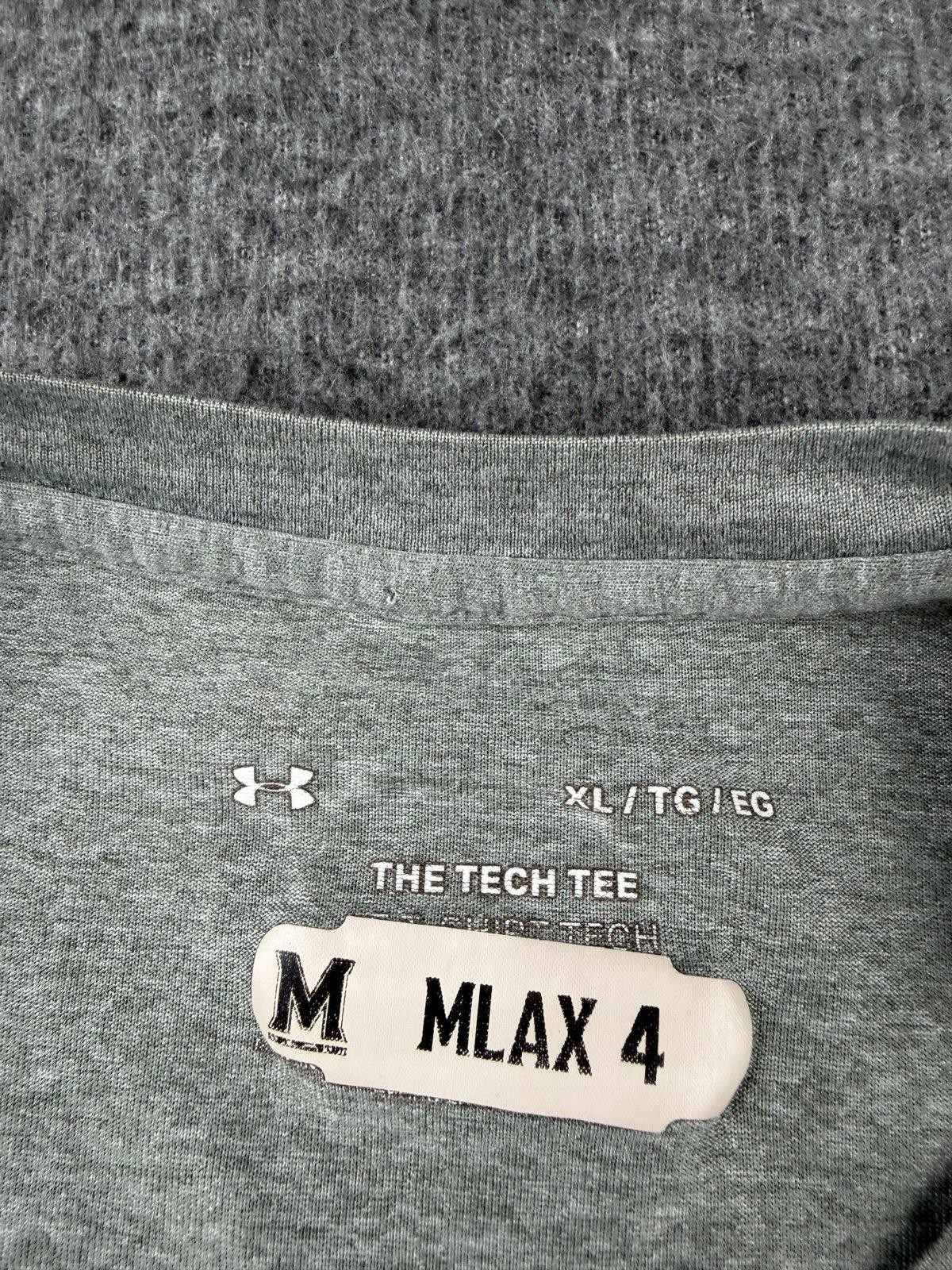 Under Armour UA Tech Maryland Terrapins Lacrosse T-Shirt Men's XL Gray NCAA Gear thumbnail 2