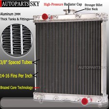 3Row Aluminum Radiator FOR John Deere Model 3120/3203 Compact Tractor 1406-6333