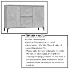 Sideboard Concrete Grey