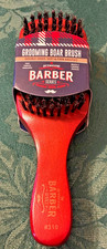 AUTHENTIC BARBER SERIES GROOMING BOAR BRUSH Soft Firm Bristles for Hair Scalp