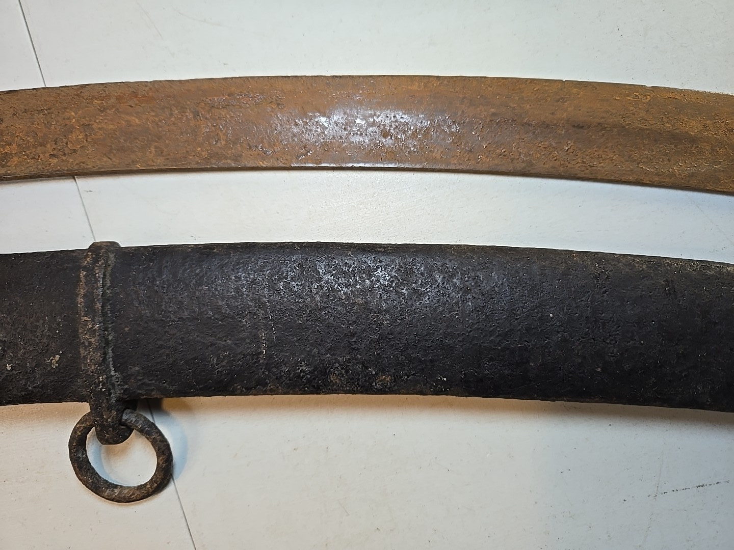 British Pattern 1796 Light Cavalry Troopers Sword w/Scabbard - Relic