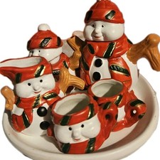 Snowmen Tea Set