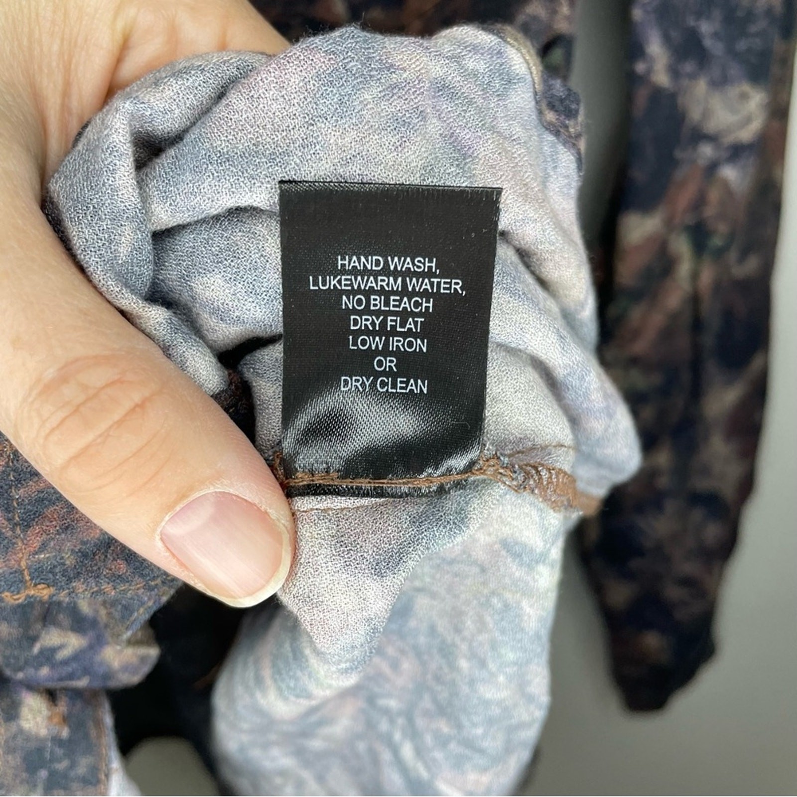 Peruvian Connection Collarless Button Down Shirt … - image 4