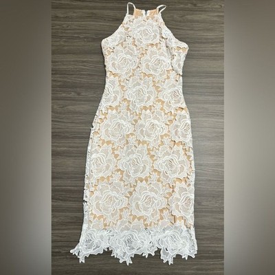 Lulu's Size XS Temps De L'Amour White Lace Dress