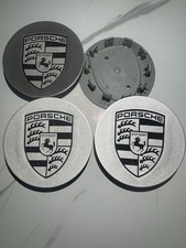 4x ORIGINAL PORSCHE NABENDECKEL DECKEL WAPPEN 911 718 CAYENNE 992 PANAMERA
