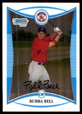 Bubba Bell 2008 Bowman Chrome #BCP217 Red Sox MLB READ FREE SHIP AutographDen