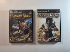Prince of Persia: The Sands of Time and The Two Thrones PS2 CIB Game Lot