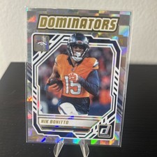 Panini 2025 Donruss Dominators Nik Bonitto Broncos Insert DOM-NBO
