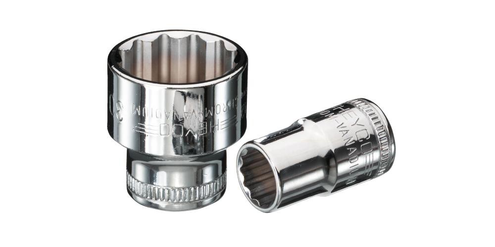 HEYCO 00040033283 Steckschlüssel-Einsätze, 3/8'', AF-Größen