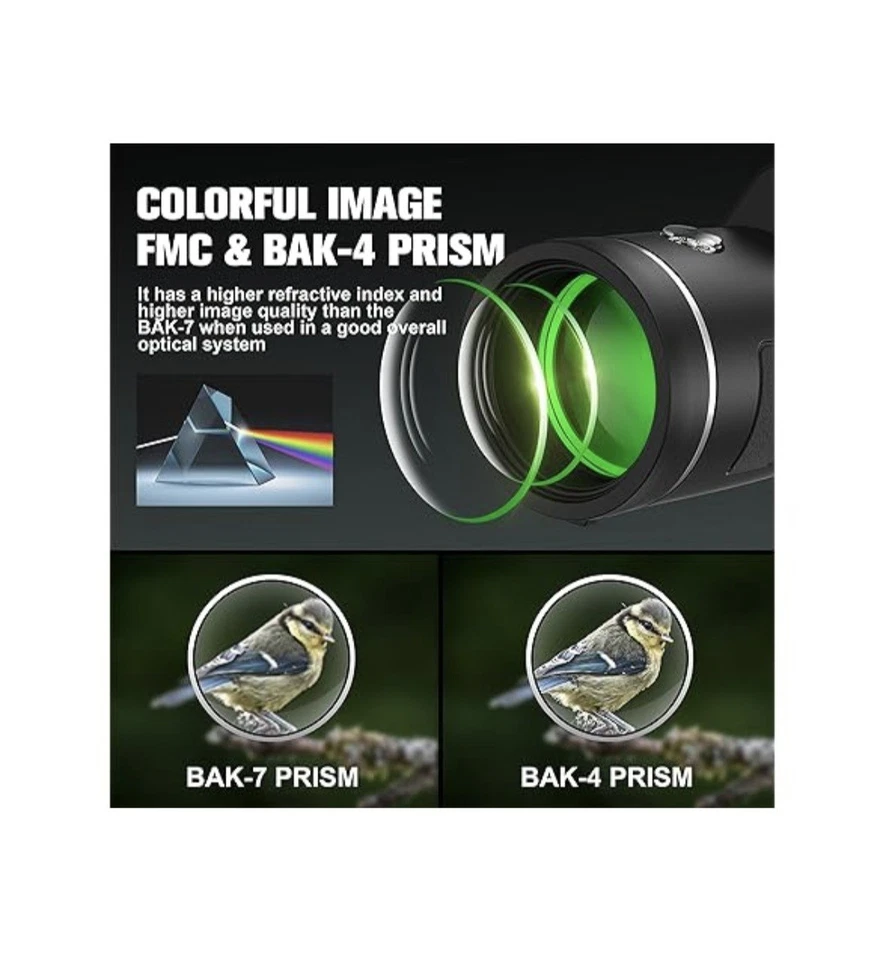 40x60 High Definition Monocular Telescope w/Smartphone Adapter - Image 4 of 4