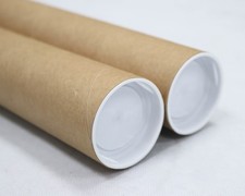 Mailing Tubes with Caps, 2 inch x 12 inch 2 Pack  MagicWater Supply