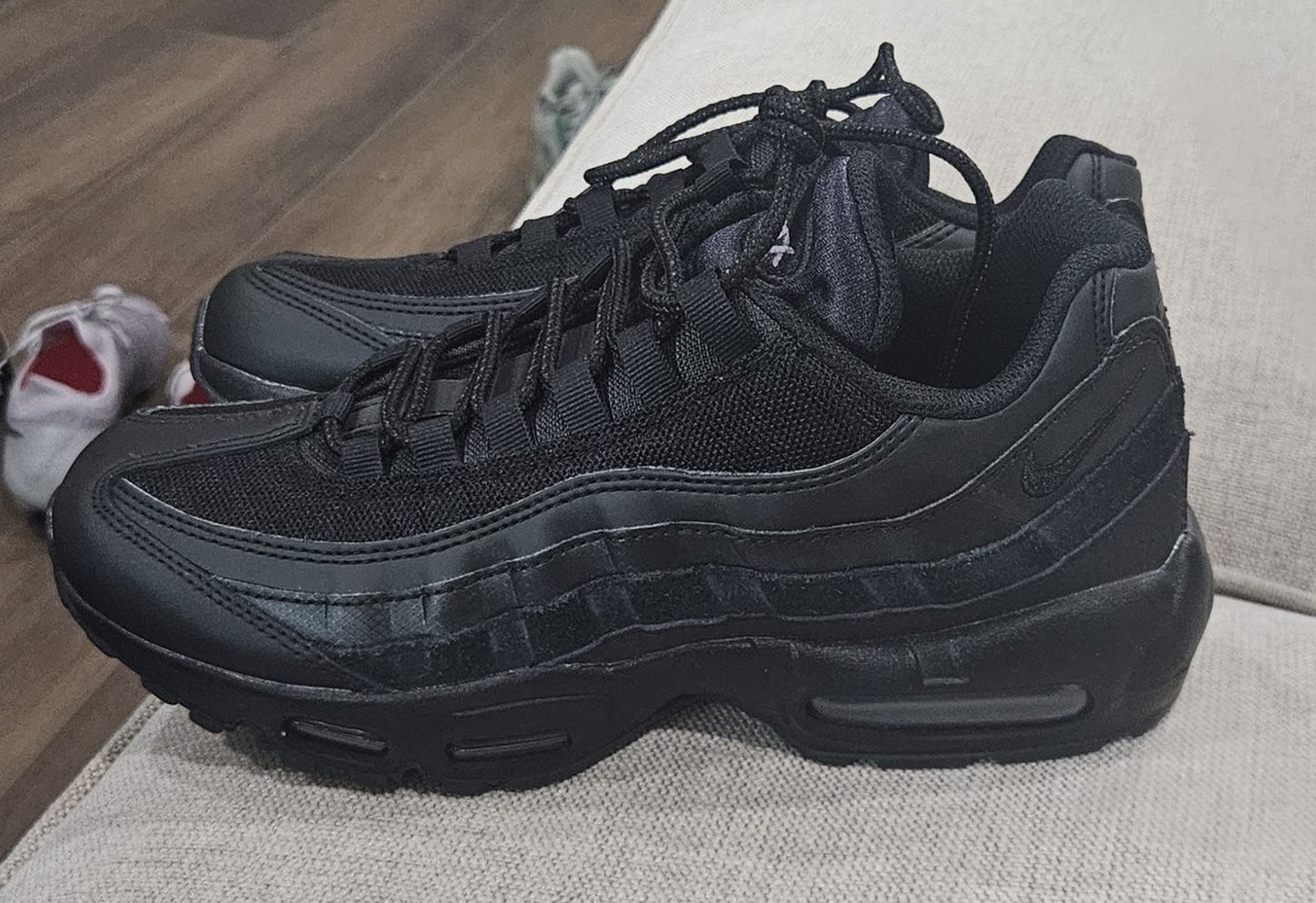 Nike Air Max 95 Essential Triple Black, Size US 8.5 193154407686| eBay