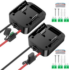 2 Packs Adapters Compatible with Makita 18V Battery for Power Wheel Battery Adap