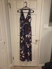 Nine West Floral Pattern Maxi Dress Size 6