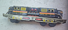 Vintage Tin Toy Friction Powered Cragstan 482 Diesel Locomotive Train 11"