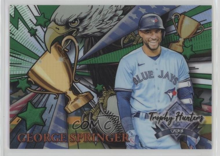 2022 Topps Stadium Club Chrome Green Refractor 31/99 George Springer #RL-30 3q5