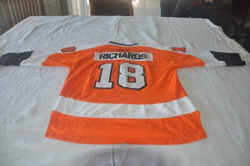 Reebok NHL Philadelphia Flyers Mike Richards (#18) Hockey Jersey, Youth L/XL - Afbeelding 8 van 9
