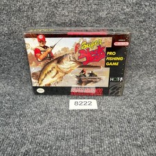 Super Black Bass Super Nintendo Complete Manual CIB NEW Sealed Protective Case