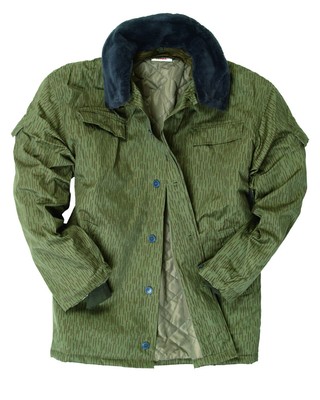 Winter Jacke Jagdjacke Wattiert Tarnjacke Ein Strich Kein Strich NVA Camo Gr 50