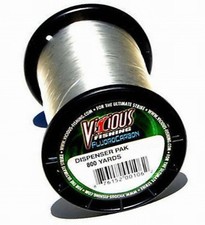 Vicious 100 Fluorocarbon Fishing Line 800 Yards 4 lb to 20 lb NEW