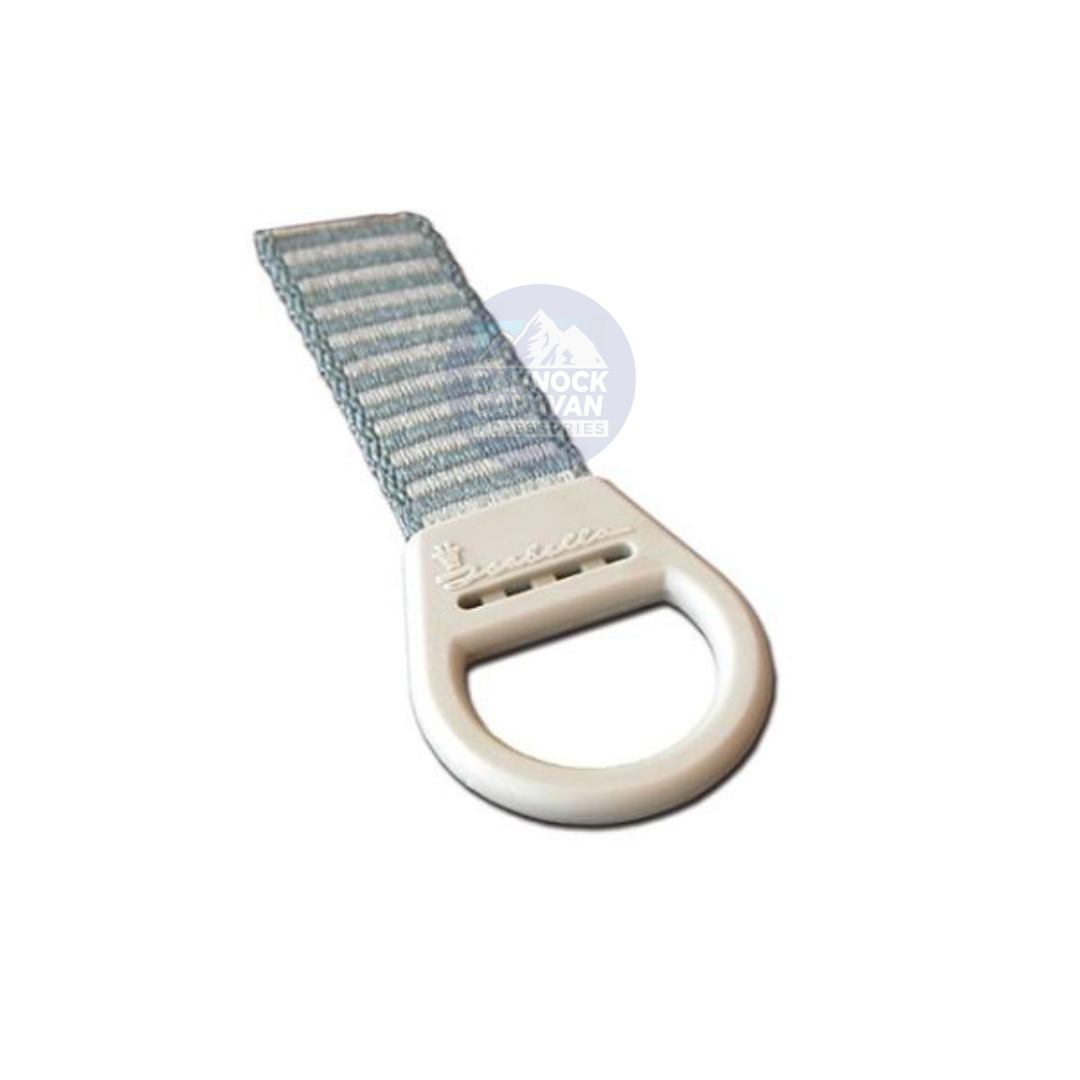 Isabella caravan awning D ring with tab spare part pack of 10 grey 60289