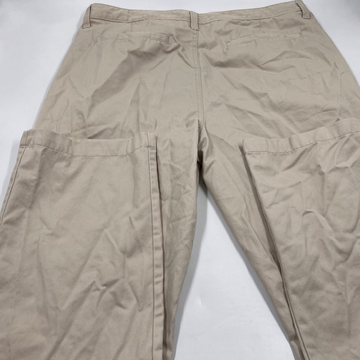 Old Navy Mens Chino Pants Size 36/32 Beige Tan Flat Front