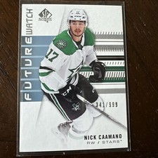 2019-20 SP Authentic Future Watch Nick Caamano RC 243/999 Dallas Stars #236