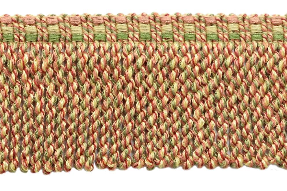 Bullion Fringe Trim, Style# BFV3, Color# VNT8 - Carnation Pink [5 Yards]